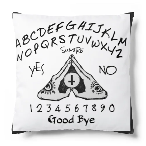 ウィジャボード　Ouija　白 Cushion