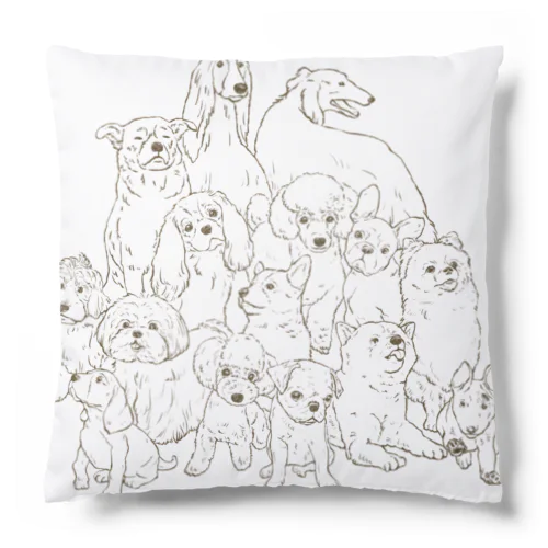 犬たち Cushion