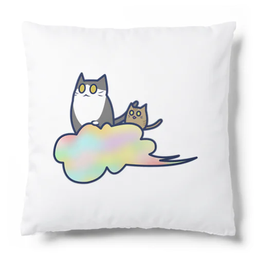 五色の雲と二匹の猫 Cushion