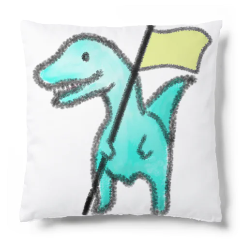 フラッグ恐竜クッション Cushion