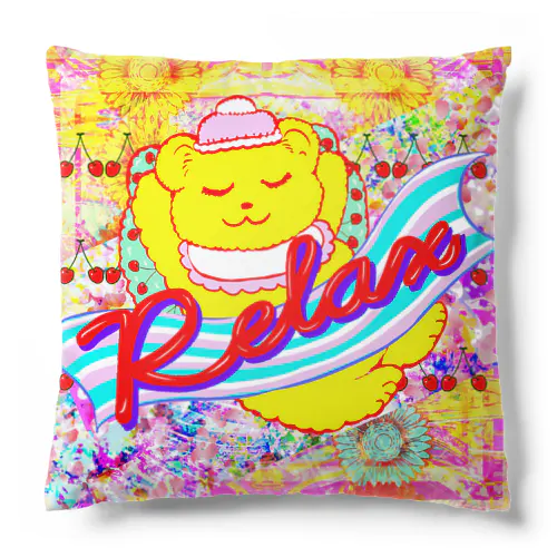 🍒リラックスお昼寝ベアー🍒 Cushion