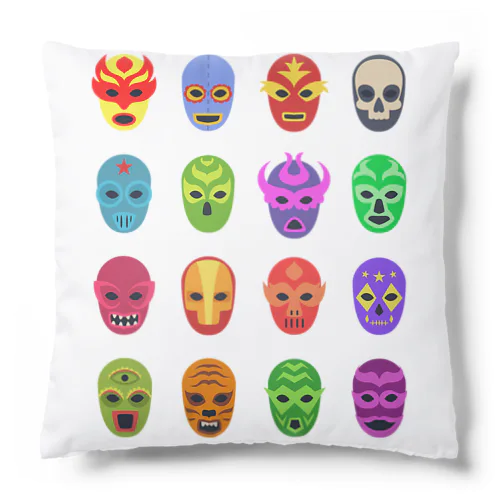 ルチャリブレ　マスク　メキシコ　プロレス　格闘技 Cushion