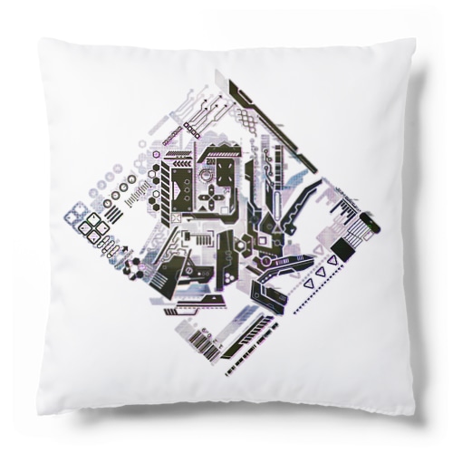 电脑倒福･歪 Cushion