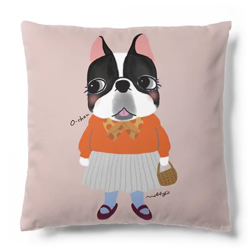 フレブルのおーちゃん（背景あり） Cushion