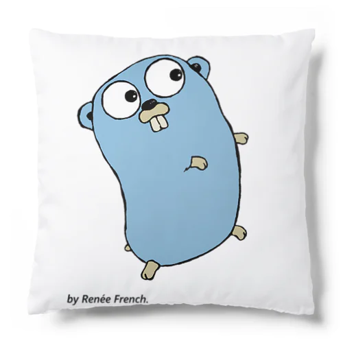 Blue Gopher くん Cushion