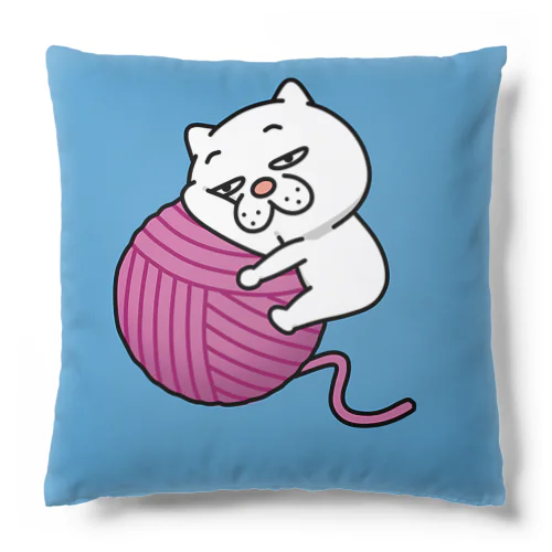 ウザ～～い猫　毛玉 Cushion