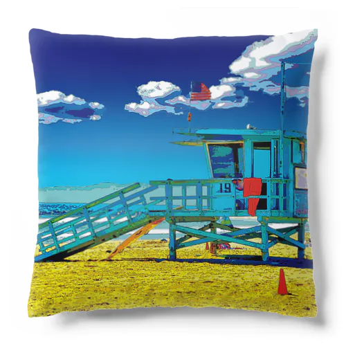 アメリカ ベニスビーチのライフガードステーション Cushion