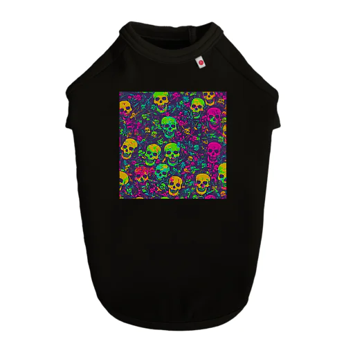 colorful skeleton illustration Dog T-shirt