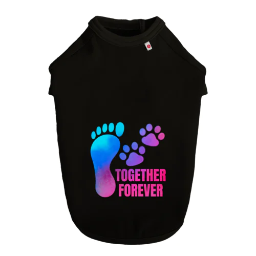 TOGETHER FOREVER ドッグTシャツ