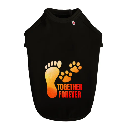 TOGETHER FOREVER ドッグTシャツ