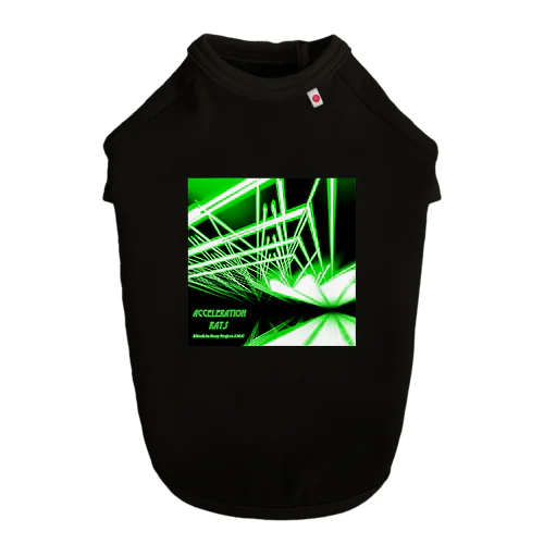 ACCELERATION RAYS“ ドッグTシャツ