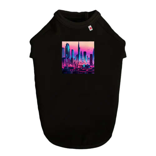 未来都市の視線　～Gaze of the Future City～ Dog T-shirt