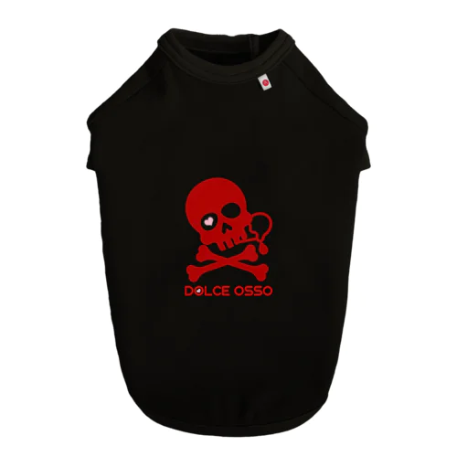 DOLCE OSSO "ドルチェ オッソ”　レッド Dog T-shirt