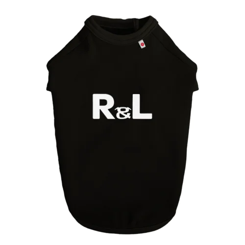 【R＆L】オリジナルDog Tシャツ(ポップロゴ) Dog T-shirt