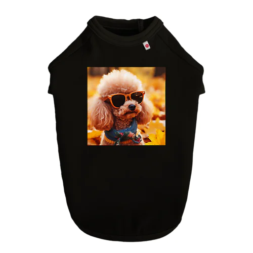 トイプードルひかる紅葉バージョン Dog T-shirt