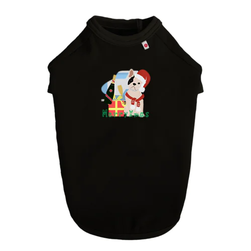 クリスマスの夜はシンデレラの気分になるフレブル🍾 Dog T-shirt