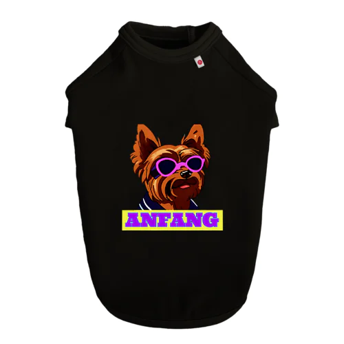 ANFANG パリピヨーキー　シリーズ ドッグTシャツ