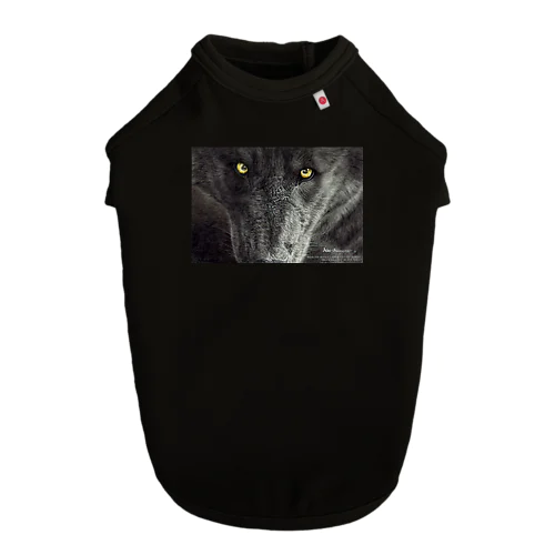 BLACK WOLF Dog T-shirt