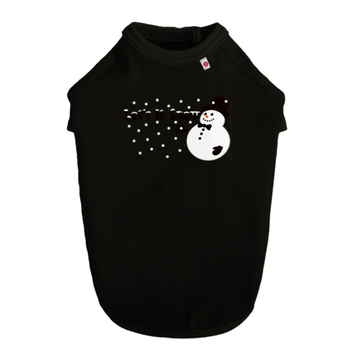 Let it snow ドッグTシャツ