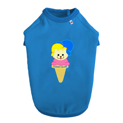 アイスクリーム顔ラッキーちゃん Dog T-shirt