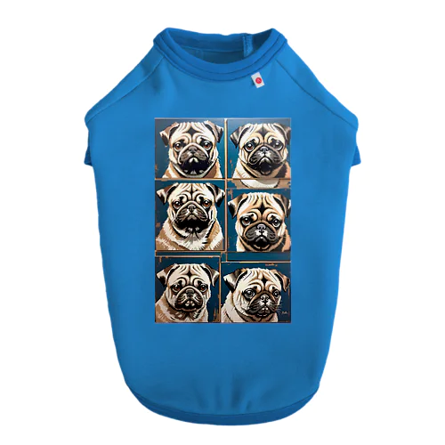 The Pug Spectrum ドッグTシャツ