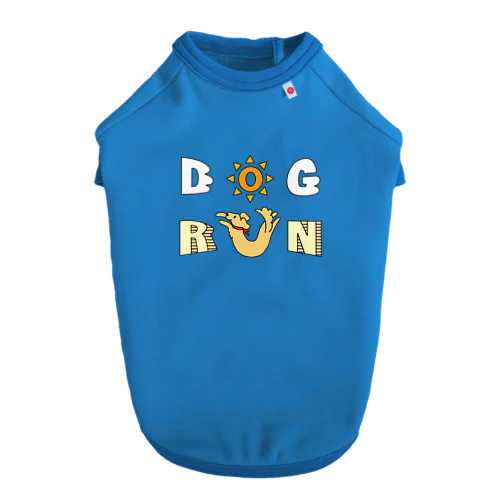 DOG RUN(背景なし) ドッグTシャツ