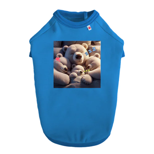 熊さんファミリー熊🐻❤ ドッグTシャツ