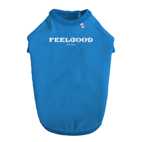 FEELGOOD（WHITE） ドッグTシャツ