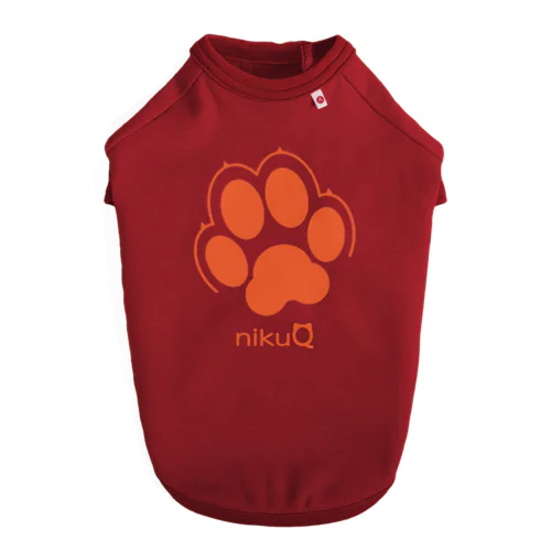 肉球をモチーフにしたオリジナルブランド「nikuQ」（犬タイプ）です Dog T-shirt