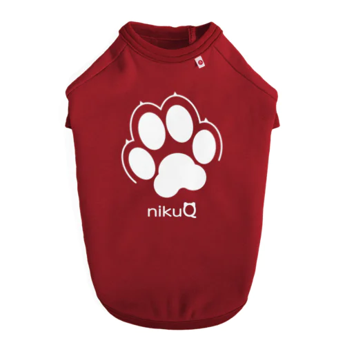 肉球をモチーフにしたオリジナルブランド「nikuQ」（犬タイプ）です ドッグTシャツ