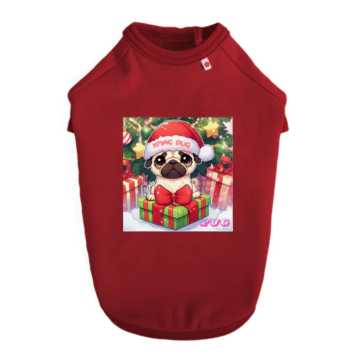 Xmas PUG ドッグTシャツ