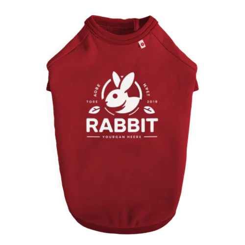 Rabbit ドッグTシャツ