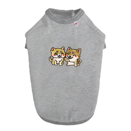 なかよし柴犬くん Dog T-shirt