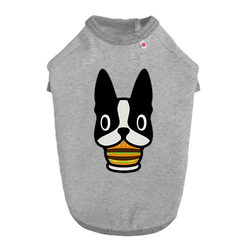 ボストンテリア　バーガー Dog T-shirt