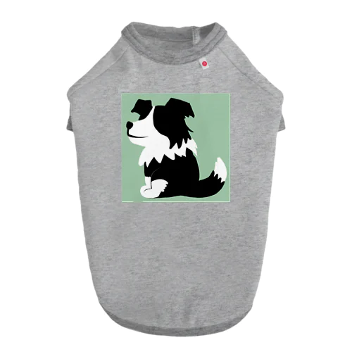 ボーダーコリー　お散歩待機中　ルンルンバーション Dog T-shirt