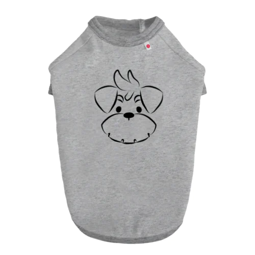 シュナウザーロゴマーク2 Dog T-shirt