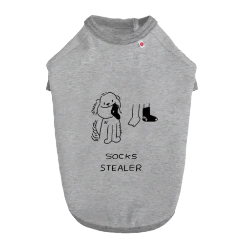 sock stealer 靴下泥棒 Dog T-shirt