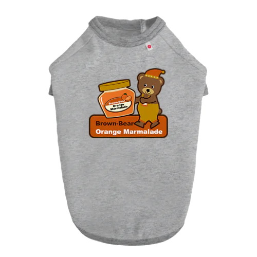 オレンジマーマレード・ブラウンベア Dog T-shirt