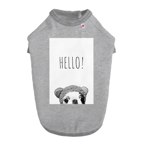 Say HELLO! ドッグTシャツ