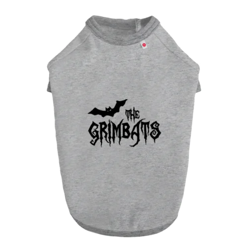 GRIMBATS logo-1 Black Dog T-shirt