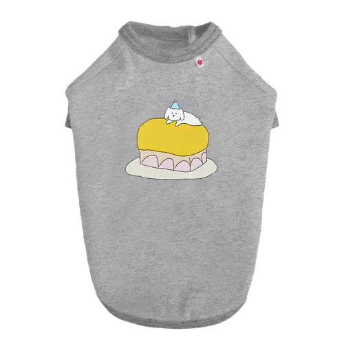 Lovely puppy cake ドッグTシャツ