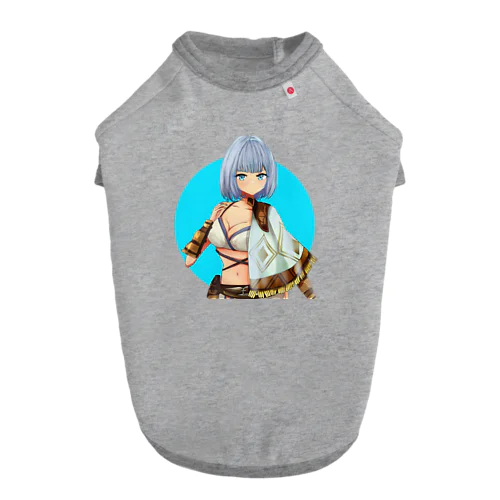 ファンタジーな女の子 ドッグTシャツ