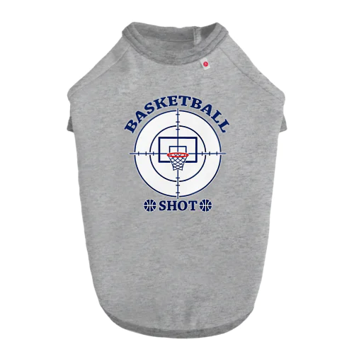 バスケットボール・ターゲット・BASKETBALL・デザイン・グッズ・Tシャツ・イラスト・サークル・かっこいい・かわいい・男子・女子・有力・確実・有望・部活・チームT・バスケ Dog T-shirt