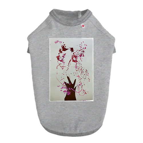 【子どもの絵】桜の木 Dog T-shirt