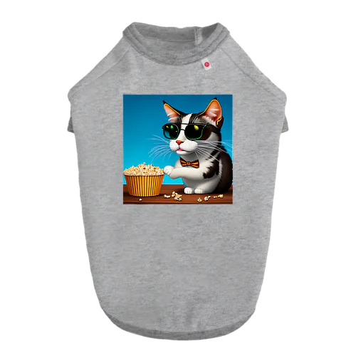 Popcorn Cat Dog T-shirt