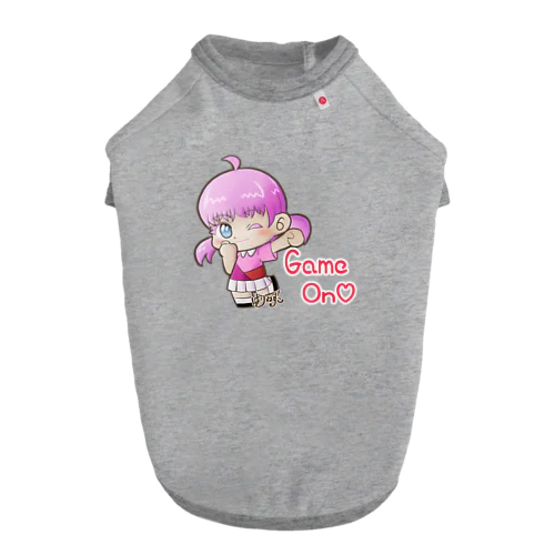 ゲームオン！モモちゃん ドッグTシャツ