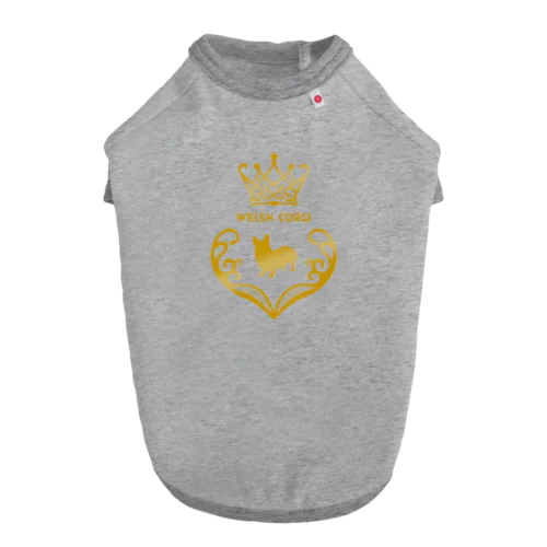 コーギー　crown heart　onehappiness ドッグTシャツ