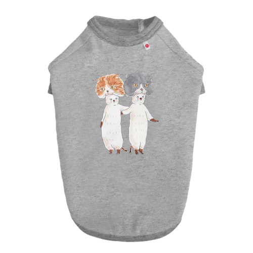 スコかぶりにゃんこ Dog T-shirt