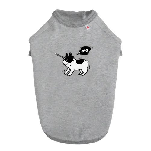 GOGO 拒否犬　パイド　フレンチブルドッグ ドッグTシャツ