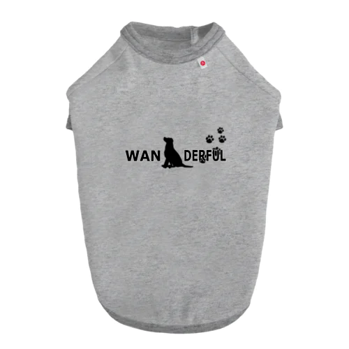 WANDERFUL  Dog T-shirt